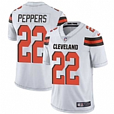 Nike Men & Women & Youth Browns 22 Jabrill Peppers White NFL Vapor Untouchable Player Limited Jersey,baseball caps,new era cap wholesale,wholesale hats